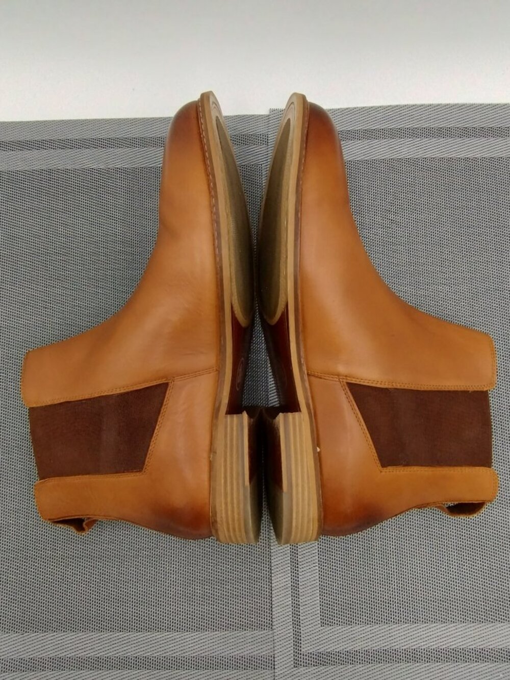 Thomas & Vine Corbin Chelsea Leather Boot Cognac Size 10 - Picture 6 of 13